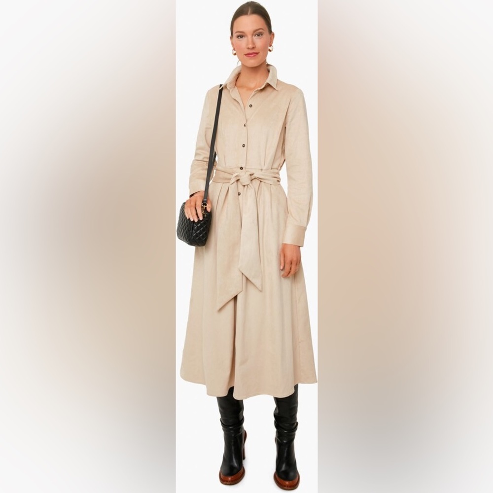 Tuckernuck Bone Suede Aster Dress